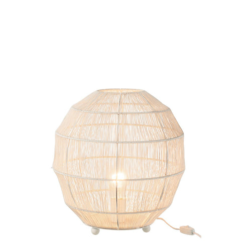 J-Line tafellamp - metaal - wit