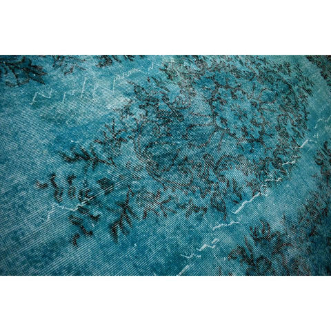 Turquoise vintage vloerkleed - 291x167 cm - HANDGEMAAKT