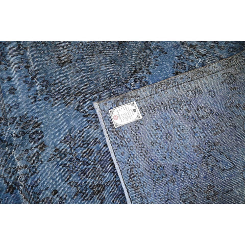 Blauw vintage vloerkleed - 273x165 cm - HANDGEMAAKT