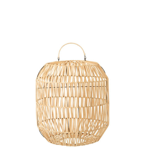 J-Line Cyclinderlamp - rotan - naturel