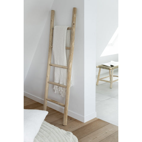 J-Line ladder Teak - hout - naturel