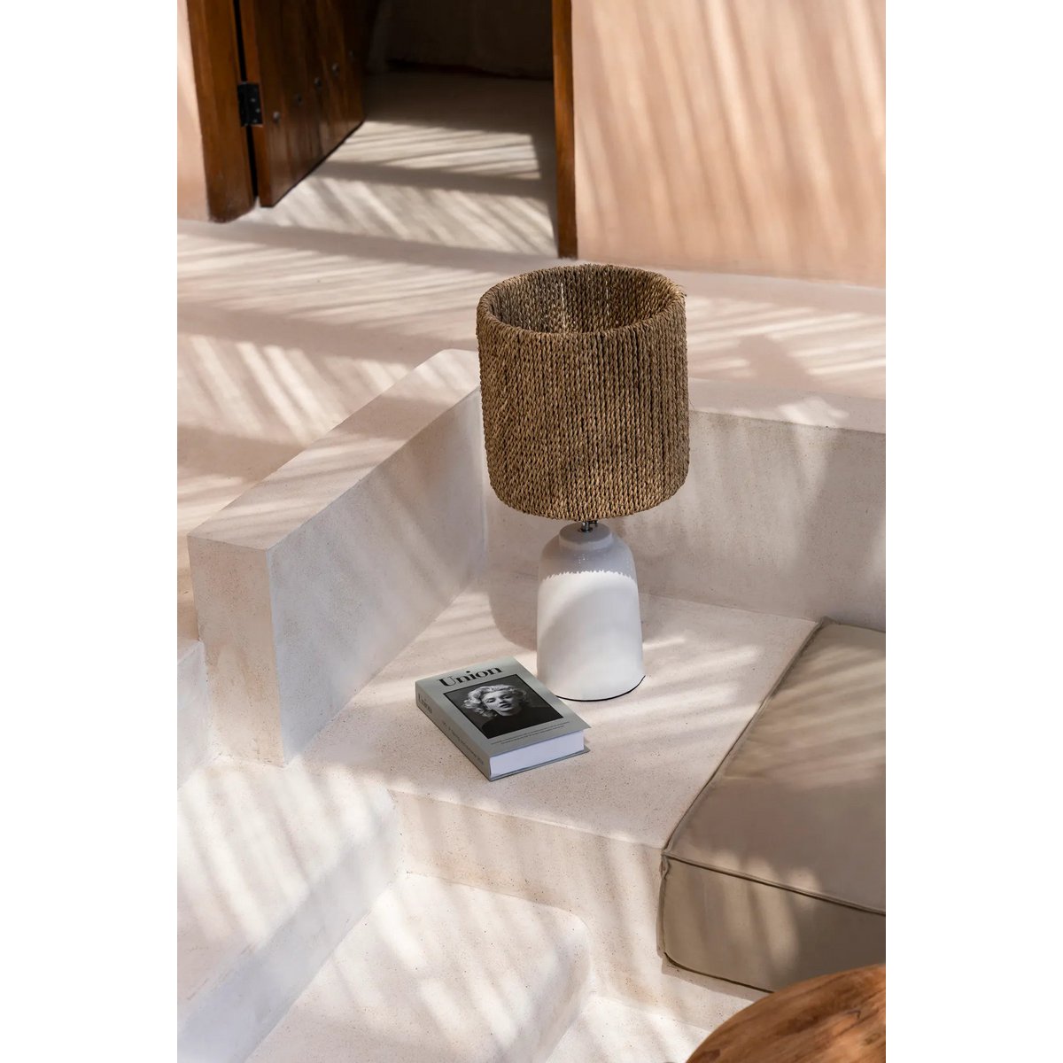 De Chalki tafellamp - wit naturel
