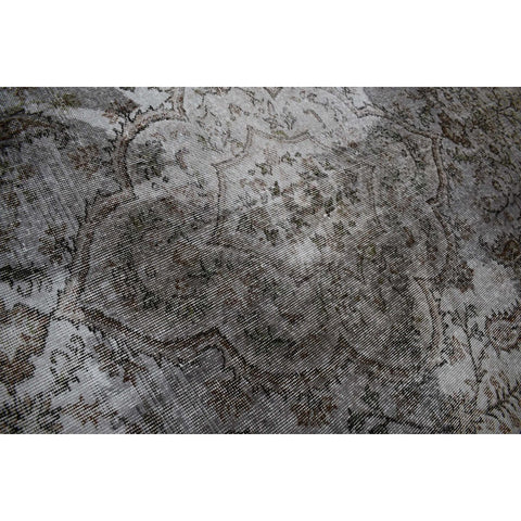 Grijs vintage vloerkleed - 300x193 cm - HANDGEMAAKT