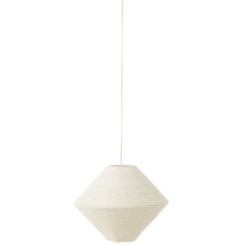 J-Line hanglamp Ufo Raffia - wit - groot