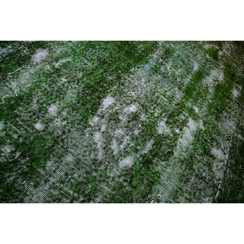 Super vintage groen vloerkleed - 287x197 cm - HANDGEMAAKT