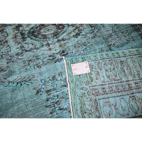 Turquoise vintage vloerkleed - 277x177 cm - HANDGEMAAKT