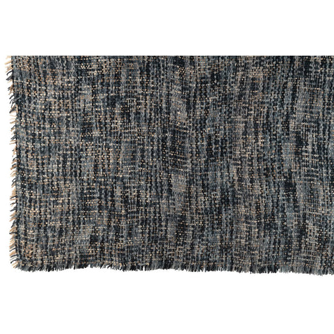 J-Line Plaid Tweed Acryl/Katoen Blauw/Wit