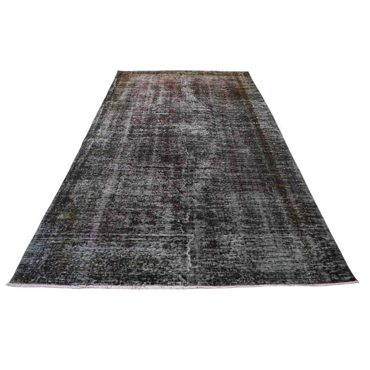 Grijs vintage vloerkleed - 294x175 cm - HANDGEMAAKT