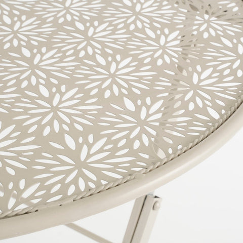 Tierra Bistrotafel - H70 x Ø60 cm - Metaal - Beige