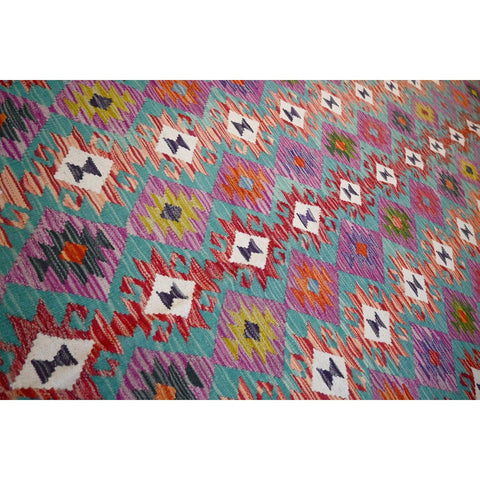 Kleurrijke kelim - 300x205 cm - HANDGEMAAKT