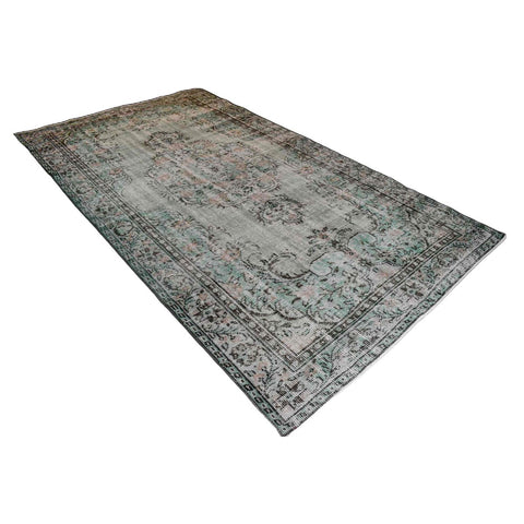 Vintage vloerkleed pastel - 305x173 cm - HANDGEMAAKT
