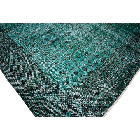 Groen vintage vloerkleed - 274x173 cm - HANDGEMAAKT