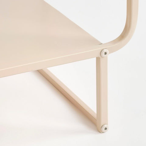 Jules Sidetable - L70 x B30 x H76 cm - Metaal - Lichtbruin