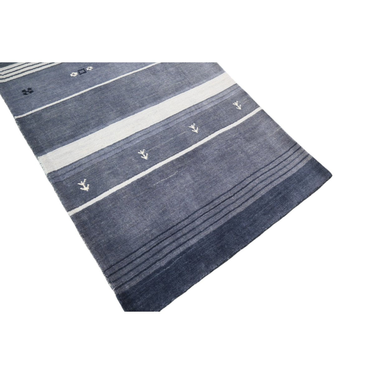 Gestreepte Gabbeh loper - 225x70 cm - HANDGEMAAKT