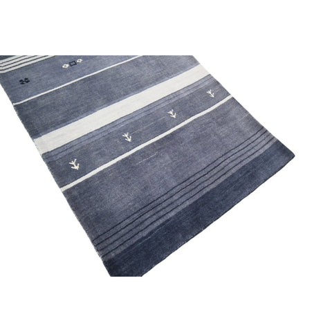 Gestreepte Gabbeh loper - 225x70 cm - HANDGEMAAKT