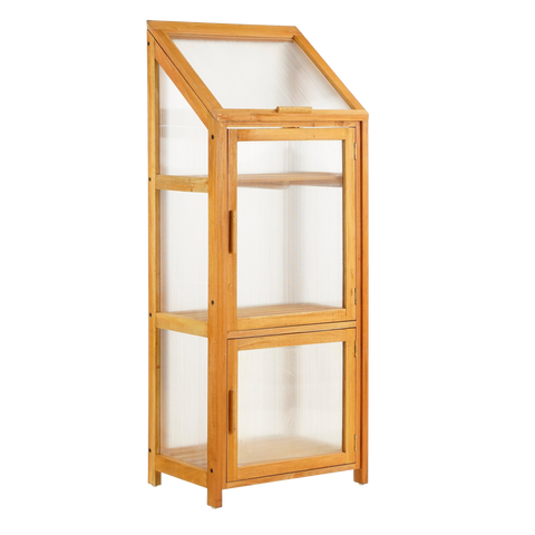 Caminia Kweekkas - L60 x B42 x H152 cm- Mahoniehout