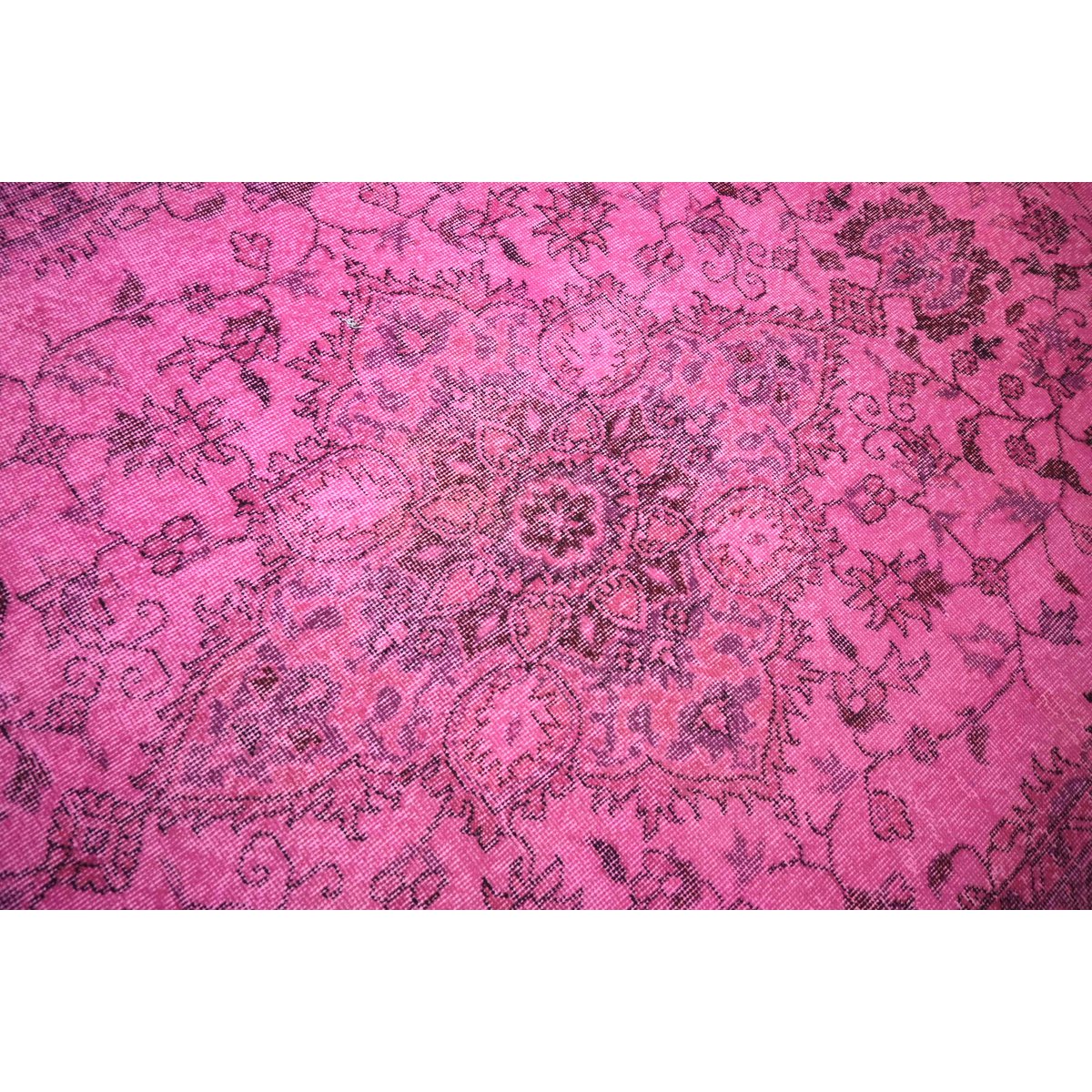 Roze vintage vloerkleed - 300x184 cm - HANDGEMAAKT
