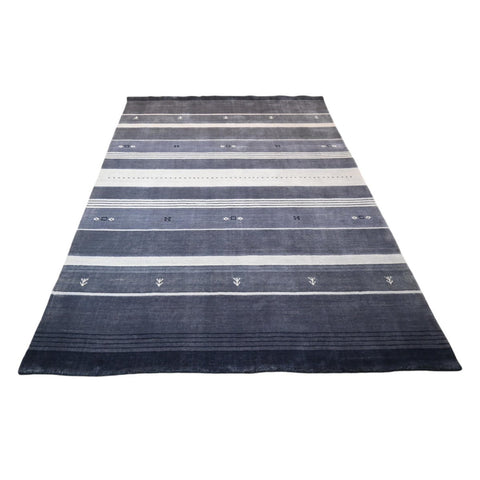 Grijs Gabbeh vloerkleed - 208x140 cm - HANDMADE