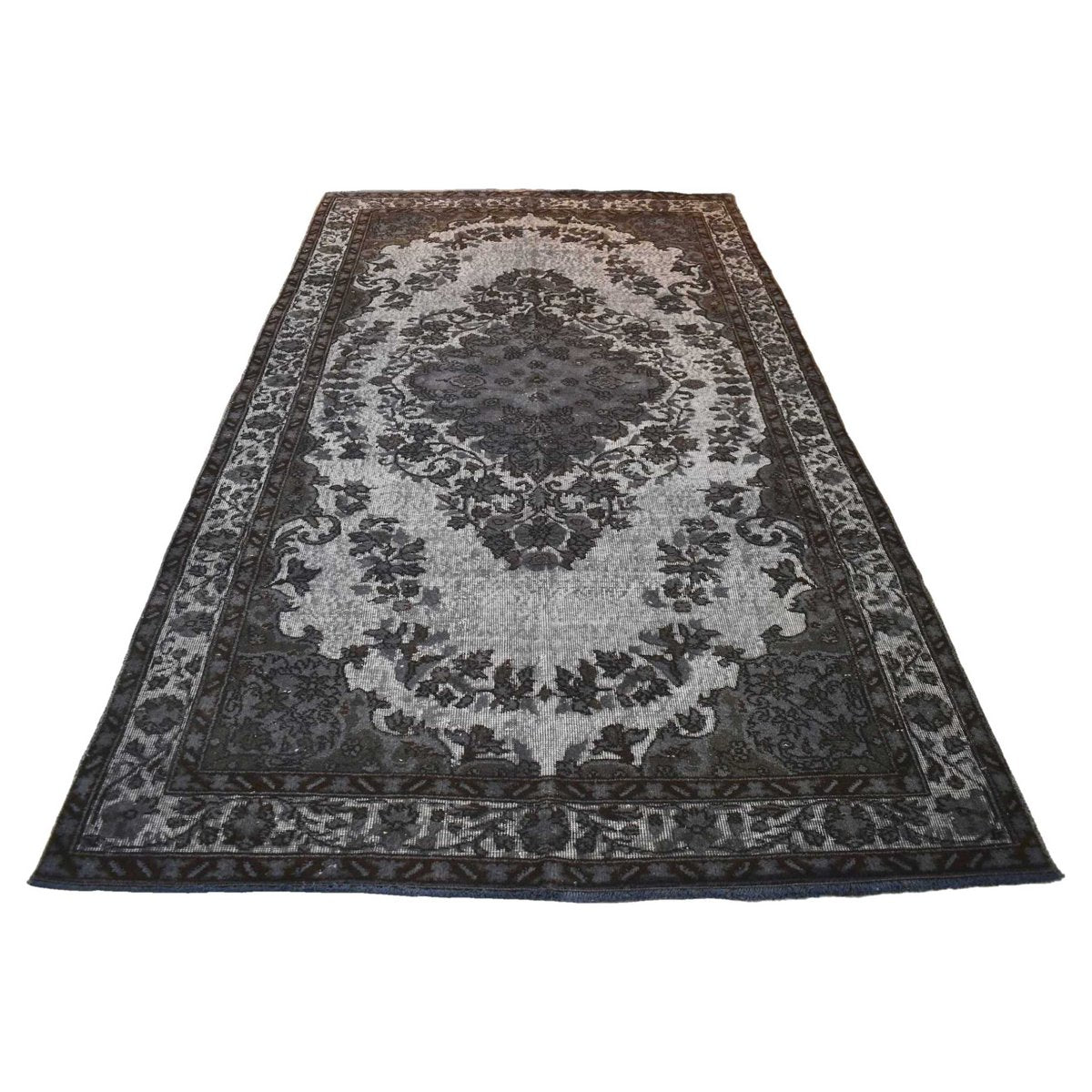 Carved vintage vloerkleed - 287x167 cm - HANDGEMAAKT