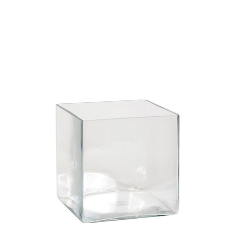 Britt Vaas - L20 x B20 x H20 cm - Vierkant - Transparant