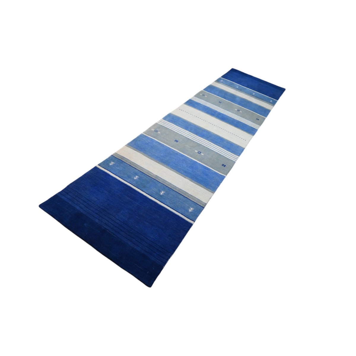 Gestreepte Gabbeh loper - 315x80 cm - HANDGEMAAKT