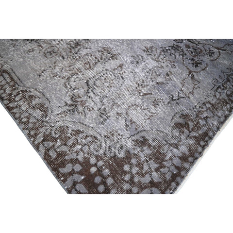 Grijs vintage vloerkleed - 284x160 cm - HANDGEMAAKT