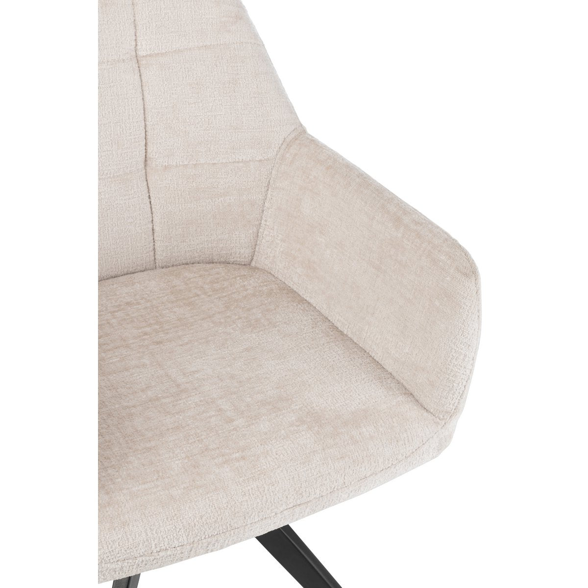 J-Line stoel Louna - ijzer/acryl - ivoor
