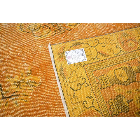 Oranje vintage vloerkleed - 274x162 cm - HANDGEMAAKT