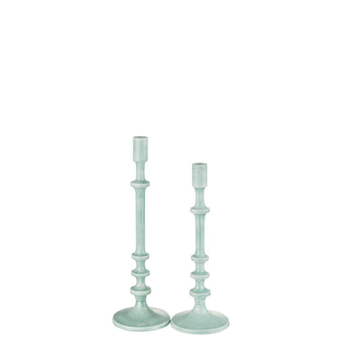 J-Line kandelaar Klassiek - aluminium - blauw - large