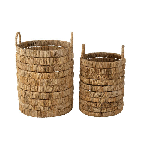 J-Line mand Cilinders - waterhyacint - naturel