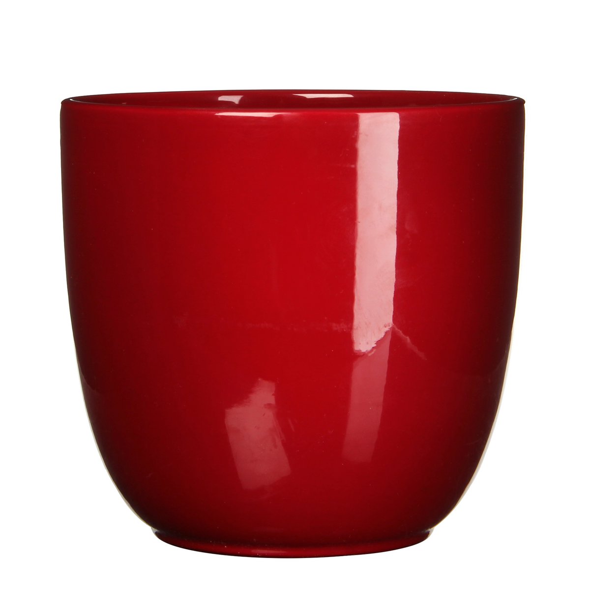 Tusca Bloempot - H32 x Ø35 cm - Donkerrood