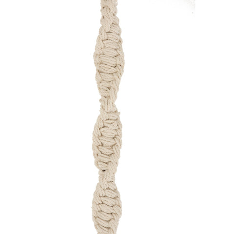 J-Line Schommel Boho Katoen/Hout Beige