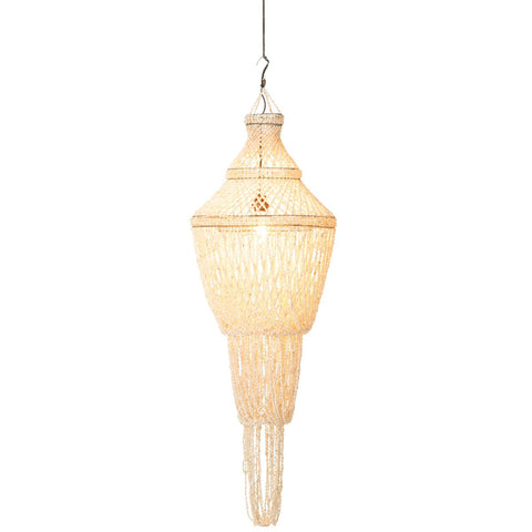 J-Line lampenkap Diasy - steen/schelpen - naturel
