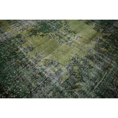 Groen vintage vloerkleed - 282x180 cm - HANDGEMAAKT