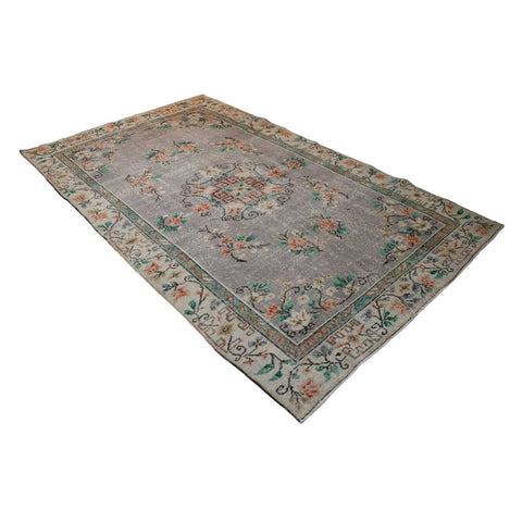 Boho vintage vloerkleed - 275x165 cm - HANDGEMAAKT