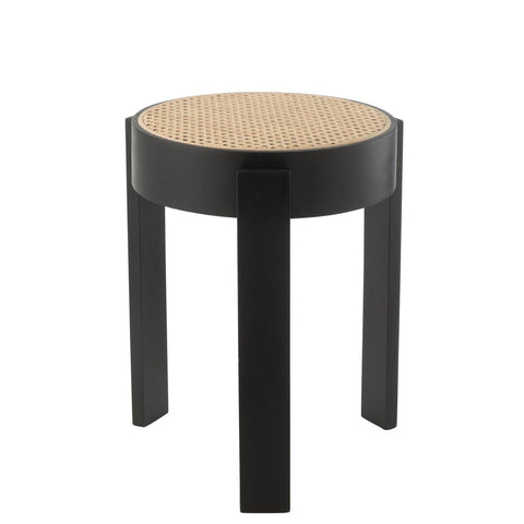 J-Line Kruk Pune Mangohout Zwart