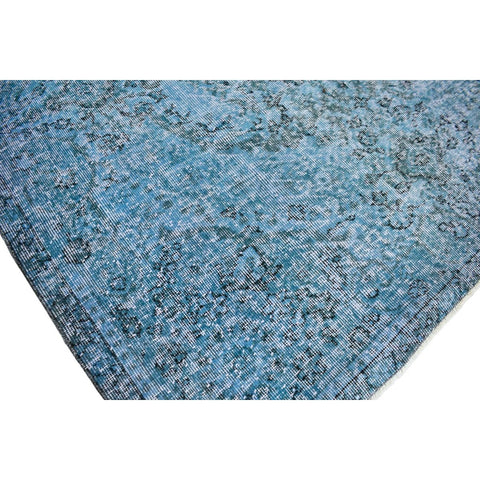 Blauw vintage vloerkleed - 268x166 cm - HANDGEMAAKT