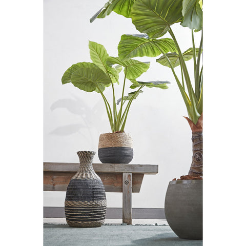 Jorck Plantenmand - Set van 3 - H24 x Ø26 cm - Zwart