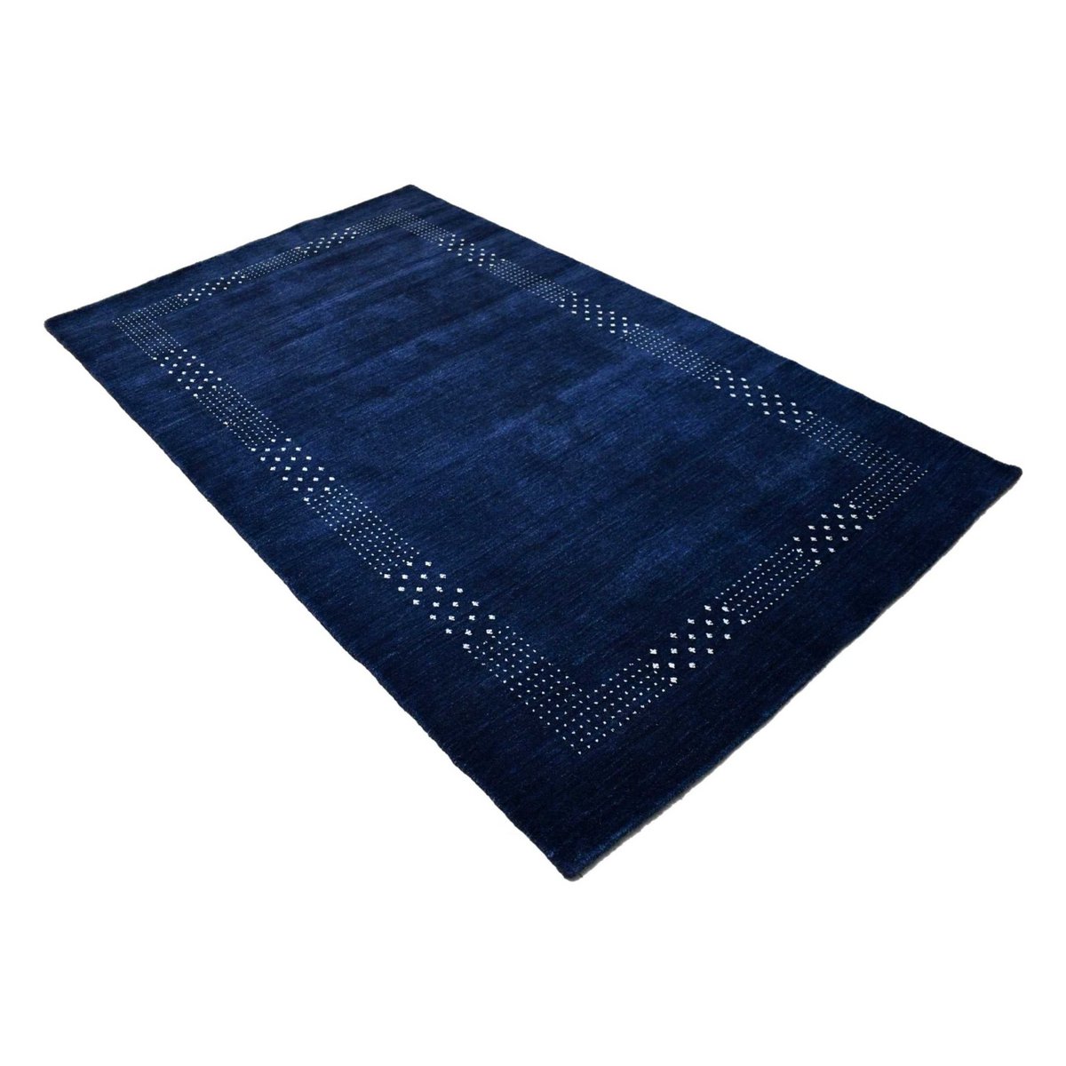 Blauw Gabbeh vloerkleed - 235x140 cm - HANDGEMAAKT