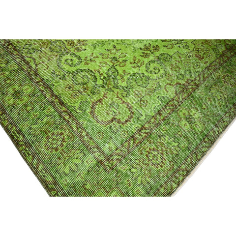 Groen vintage vloerkleed - 285x174 cm - HANDGEMAAKT