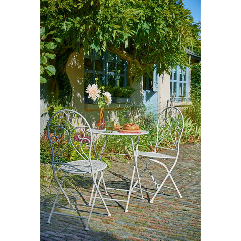 Tierra Bistrotafel - H70 x Ø60 cm - Metaal - Beige