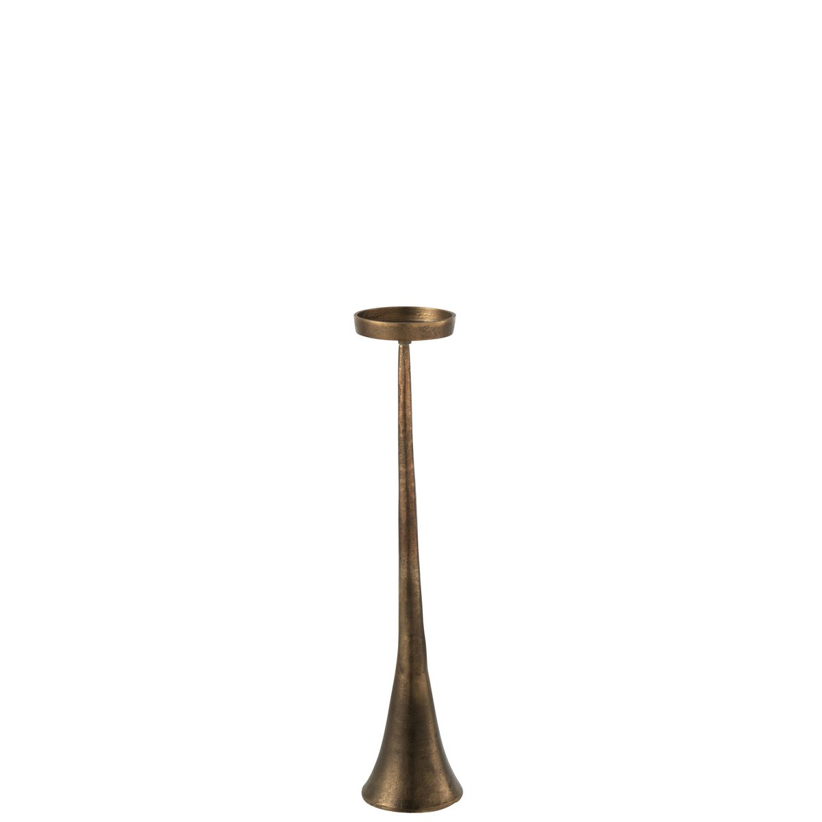 J-Line kandelaar Luky - aluminium - brons - groot