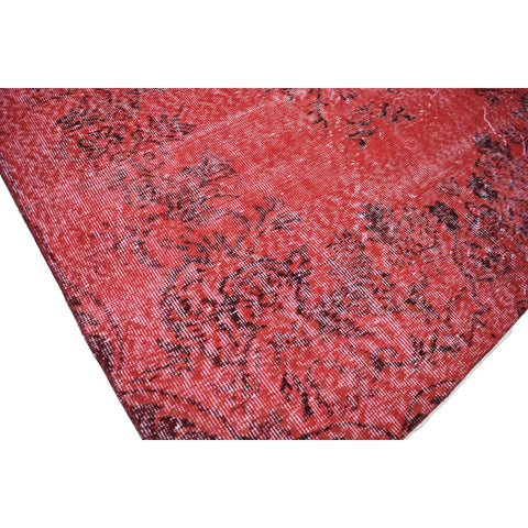 Rood vintage vloerkleed - 240x148 cm - HANDGEMAAKT