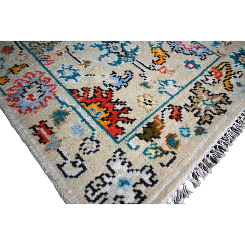 Beige Azeri vloerkleed - 93x66 cm - HANDGEMAAKT
