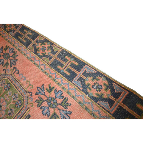 XL vintage vloerkleed - 335x125 cm - HANDGEMAAKT
