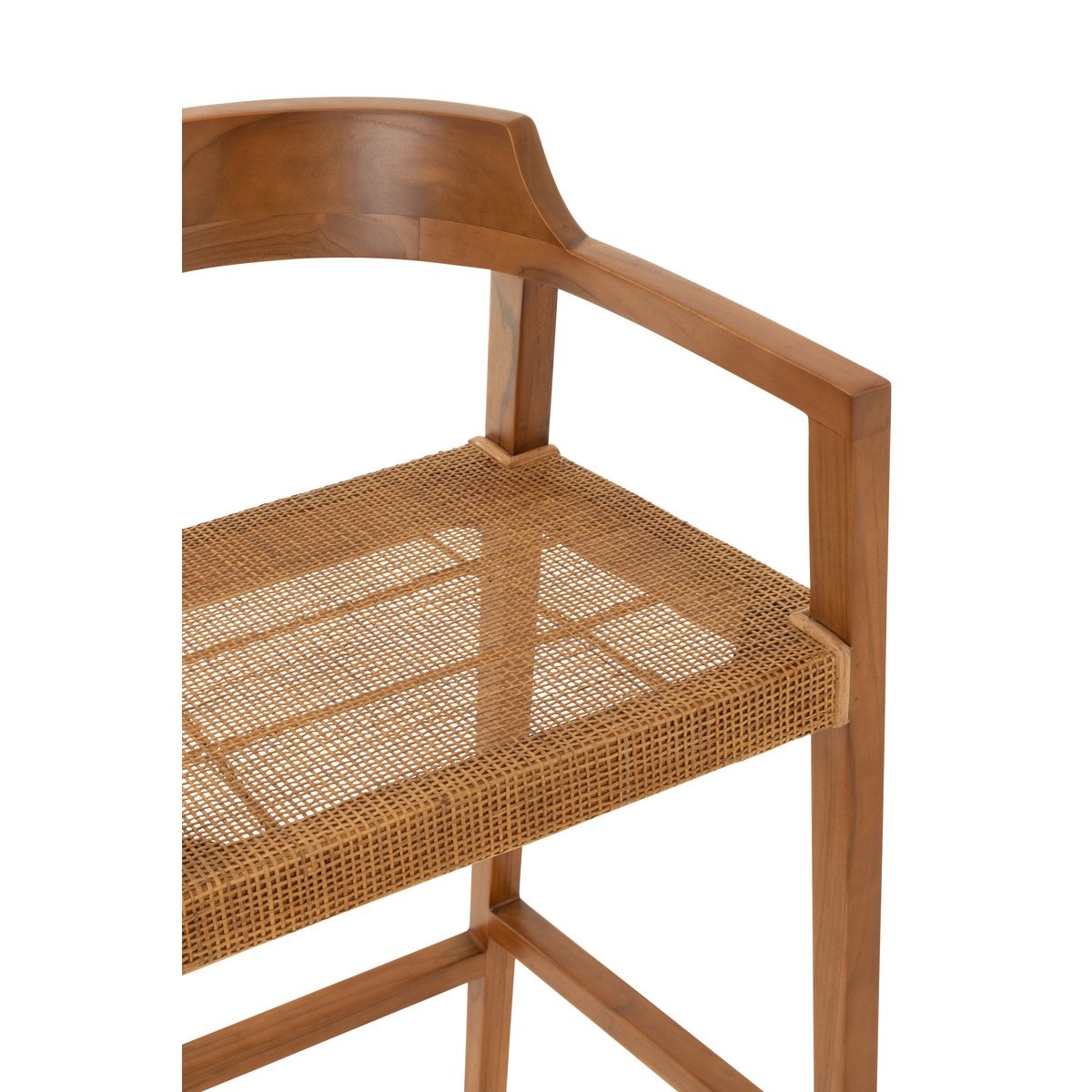 J-Line barstoel Emma Teak - hout - bruin