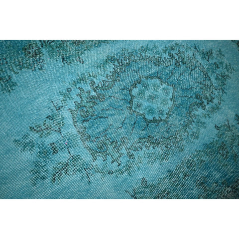 Turquoise vintage vloerkleed - 216x120 cm - HANDGEMAAKT Copy
