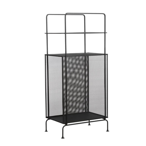Luna Bijzettafel - L35 x B23 x H74 cm - Metaal - Zwart