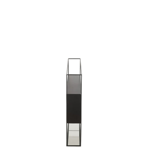 J-Line Rek Seen Metaal/Glas Zwart