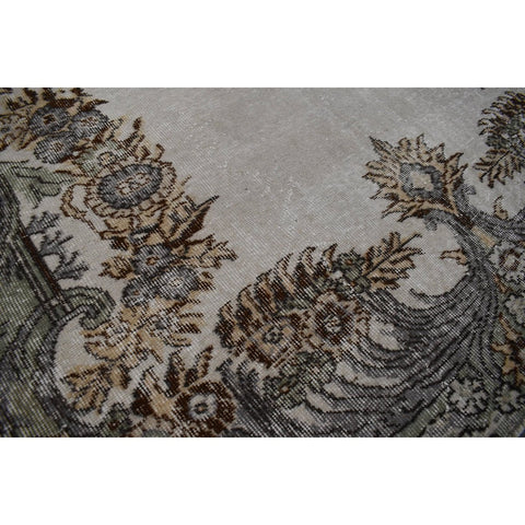 Beige vintage vloerkleed - 249x160 cm - HANDGEMAAKT